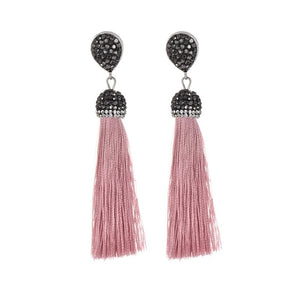 Handmade 13 Colors Long Tassel Earrings - Find A Gift Fast