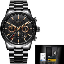 Load image into Gallery viewer, LIGE 2020 New Watch Men Fashion.
