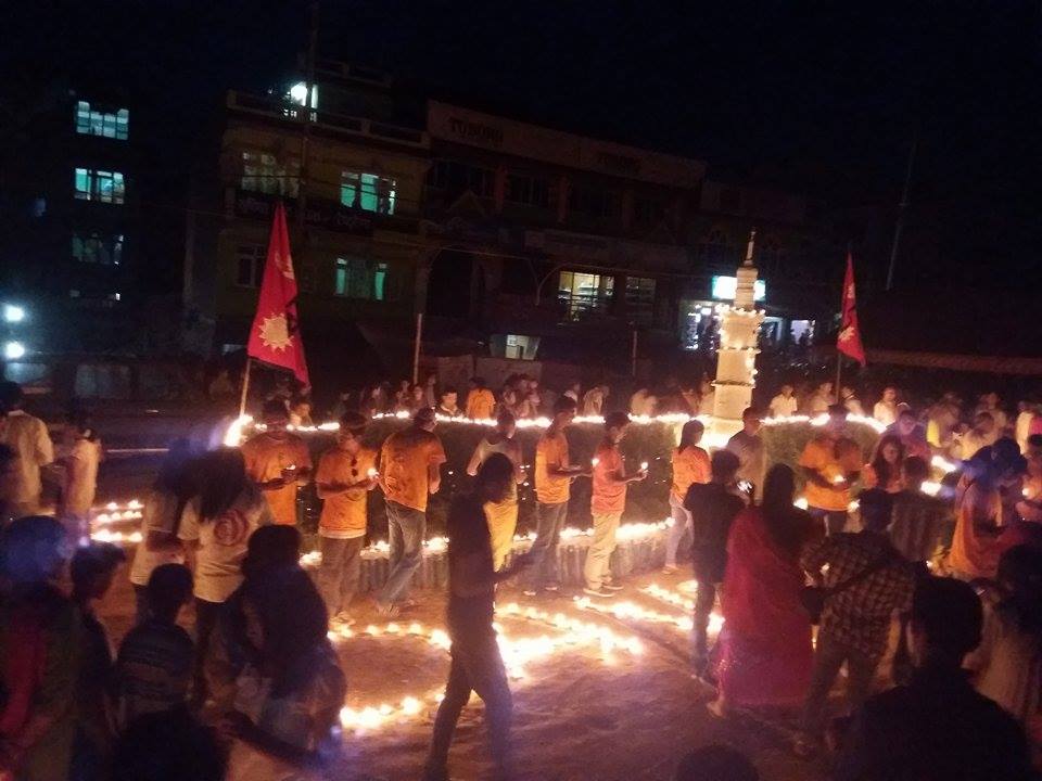 2015年4月25日にネパールで発生したネパール大地震時の復興支援画像