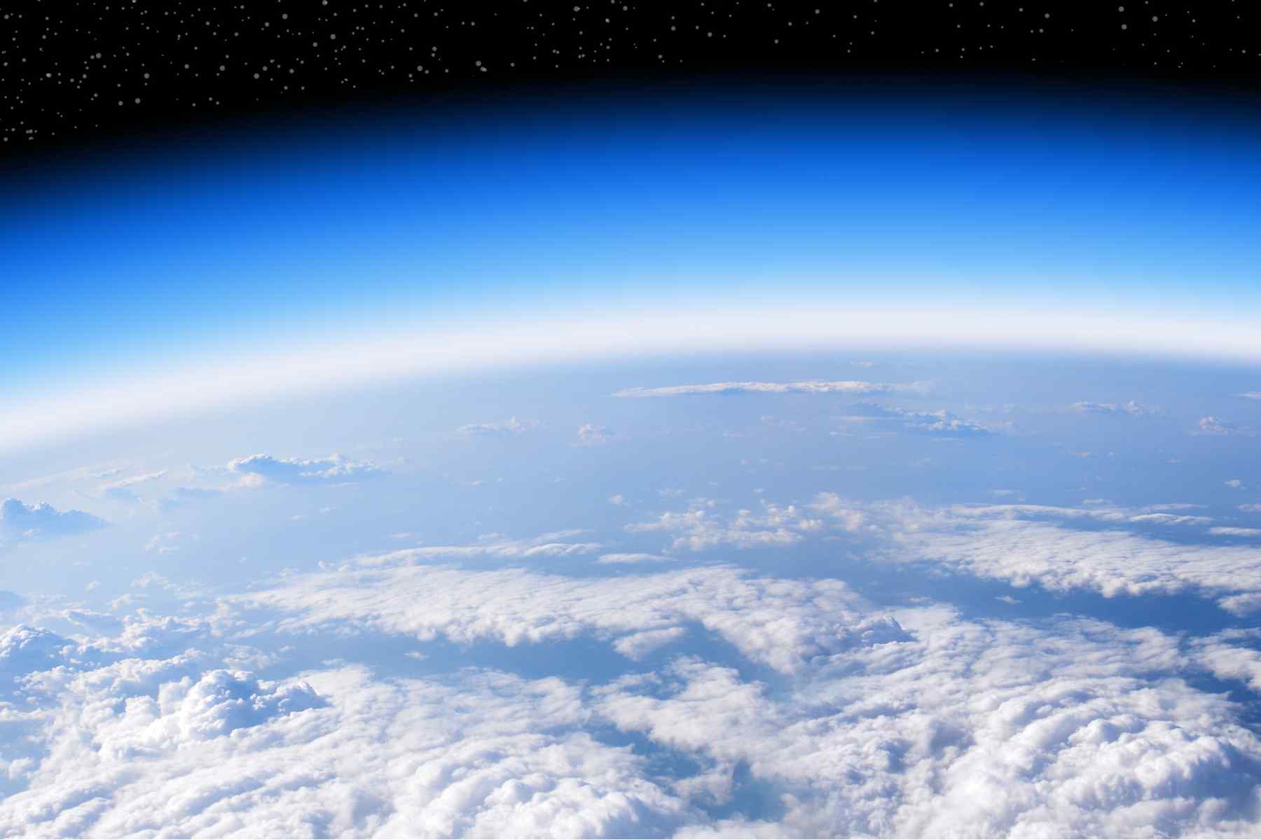 earth's ozone layer from space