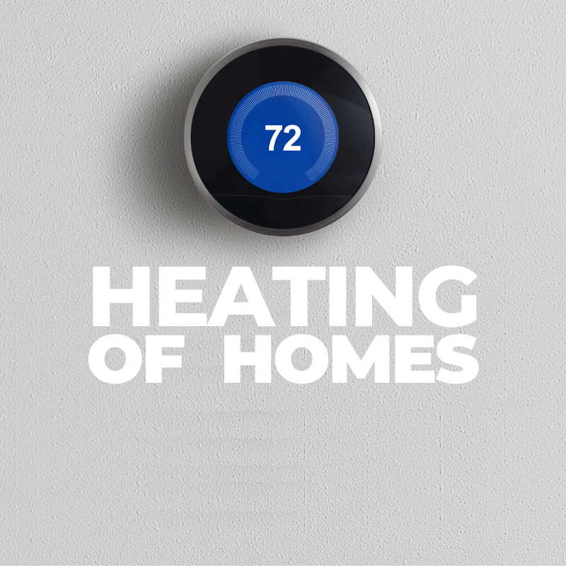 Heating of homes