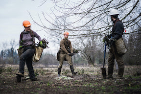Group of tree planters