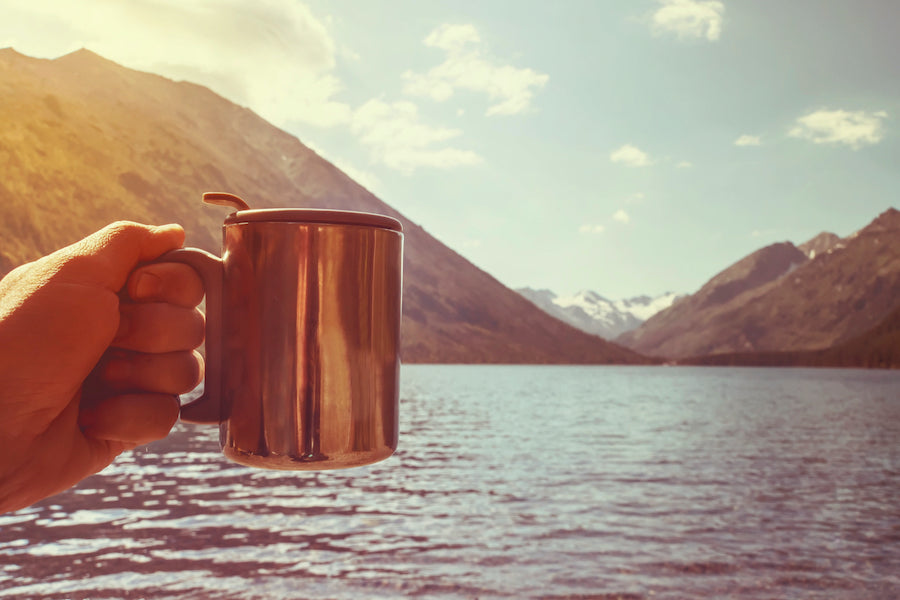 copper mug reusable camping