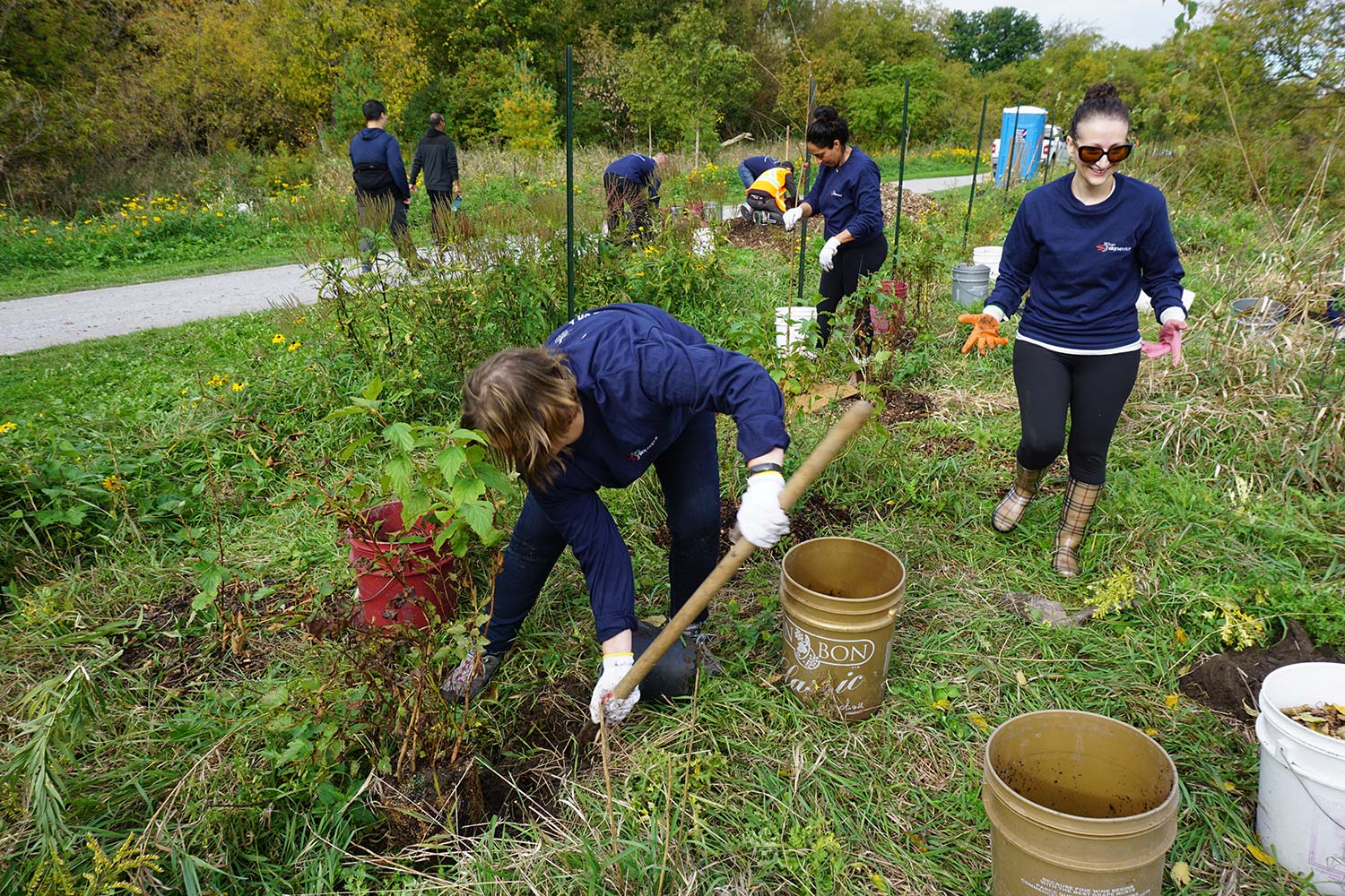 Sky Service event with Friends of the Rouge Watershed