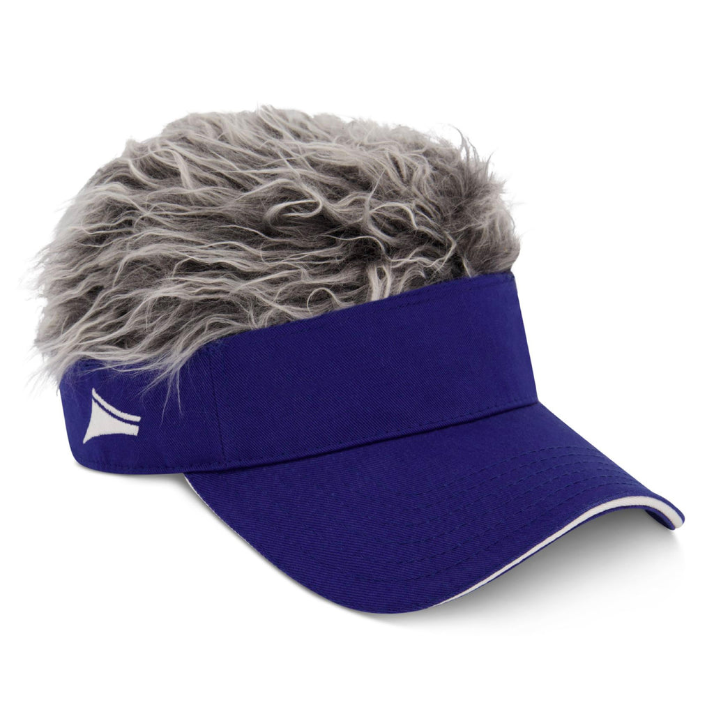 Men039s Flair Hair Sun Visor Cap With Fake Hair Wig Baseball Peaked Hat  Cap Unisex  eBay