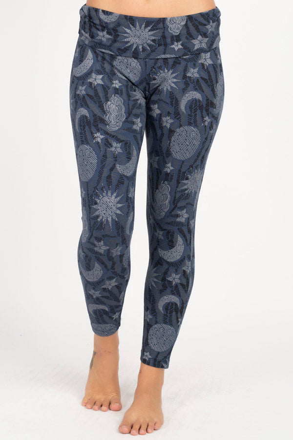 Funky Tie-Dye Skirted Organic Cotton Leggings – Silly Yogi