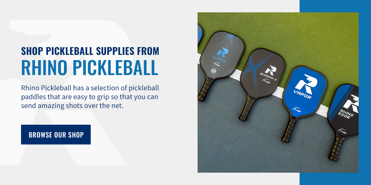 Shop Pickleball Supplies From Rhino Pickleball to Start Improving Your Skills Today