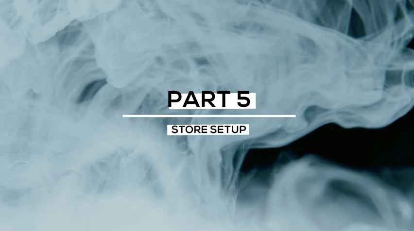 Part5: Store Setup