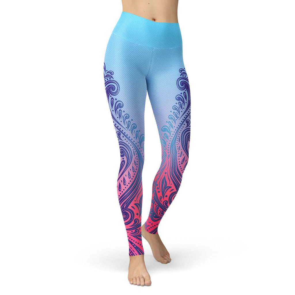 Tribal Mandala Yoga Pants – Yogaste