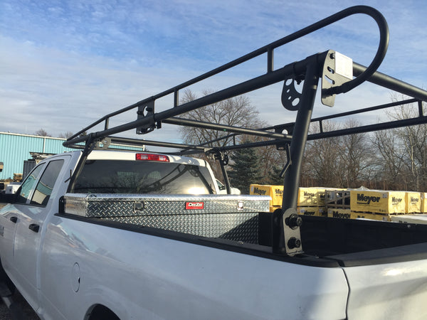 2016 Ram 2500 wityh Buyers ladder rack installation raptor  sidebars Rugged liner bed liner deezee toolboox