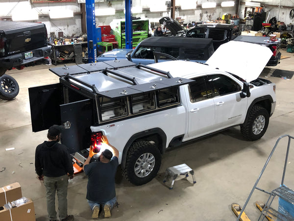 Iconic X ONE DROP-IN COMMERCIAL Pickup TRUCK CAP Installation