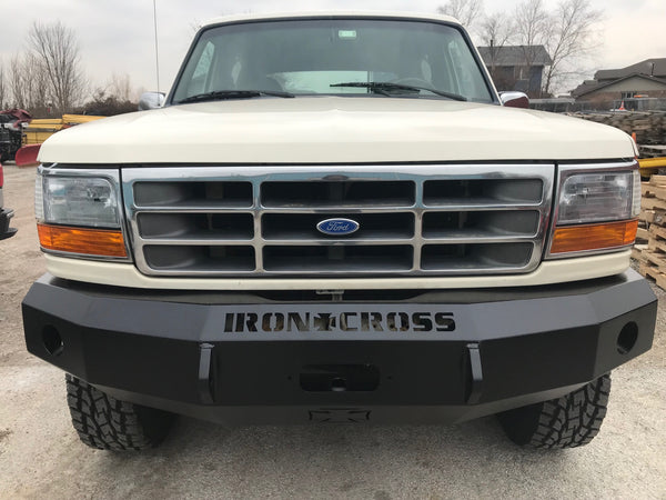 Iron Crosss Bumper On Ford Bronco Bumper Installation Near Me