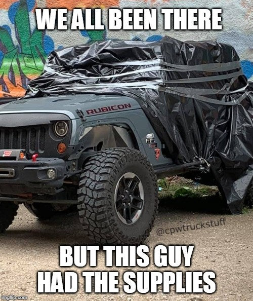 Jeep Top Off Meme Funny Jeep Wrangler Meme