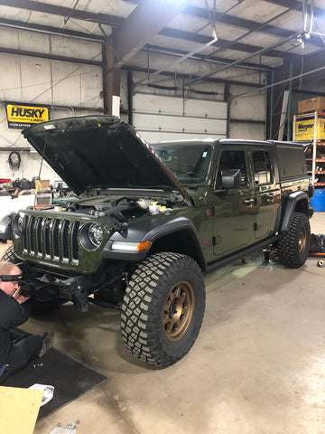 Jeep Gladiator Getting Custom LED Lighting and Front Off-road Bumper