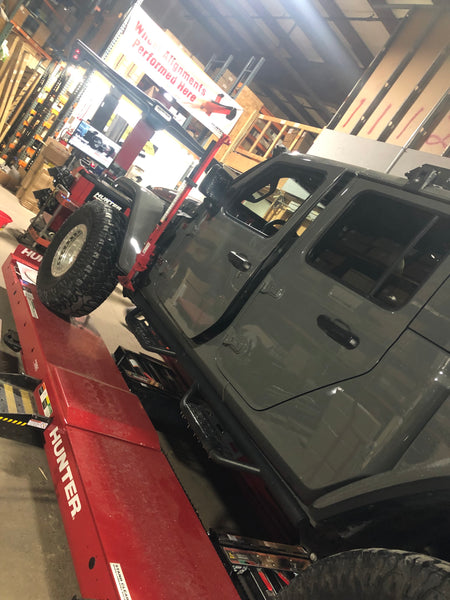 Jeep Gladiator With Larger Tires Wheel Alignment Near Me Chicago