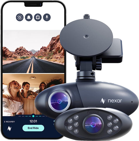 Nexar Dash Cam Front and Cabin