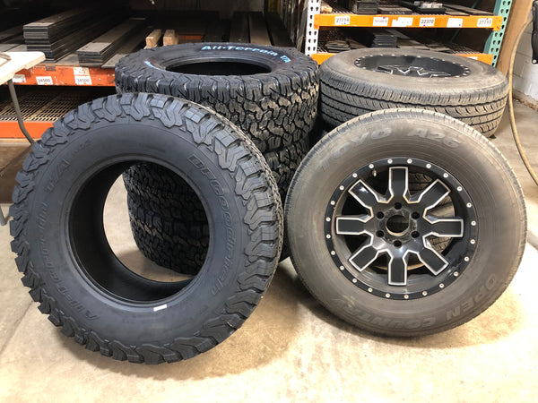 Old Tires Getting Upgraded To New Offroad Aggressive Looking AT Tires