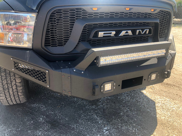 Ram Off-road Bumper with Led Lightbar Installation