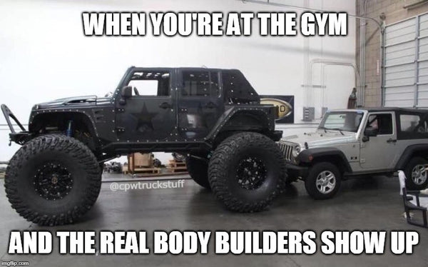 Funny Jeep Meme Working Out Gym Meme