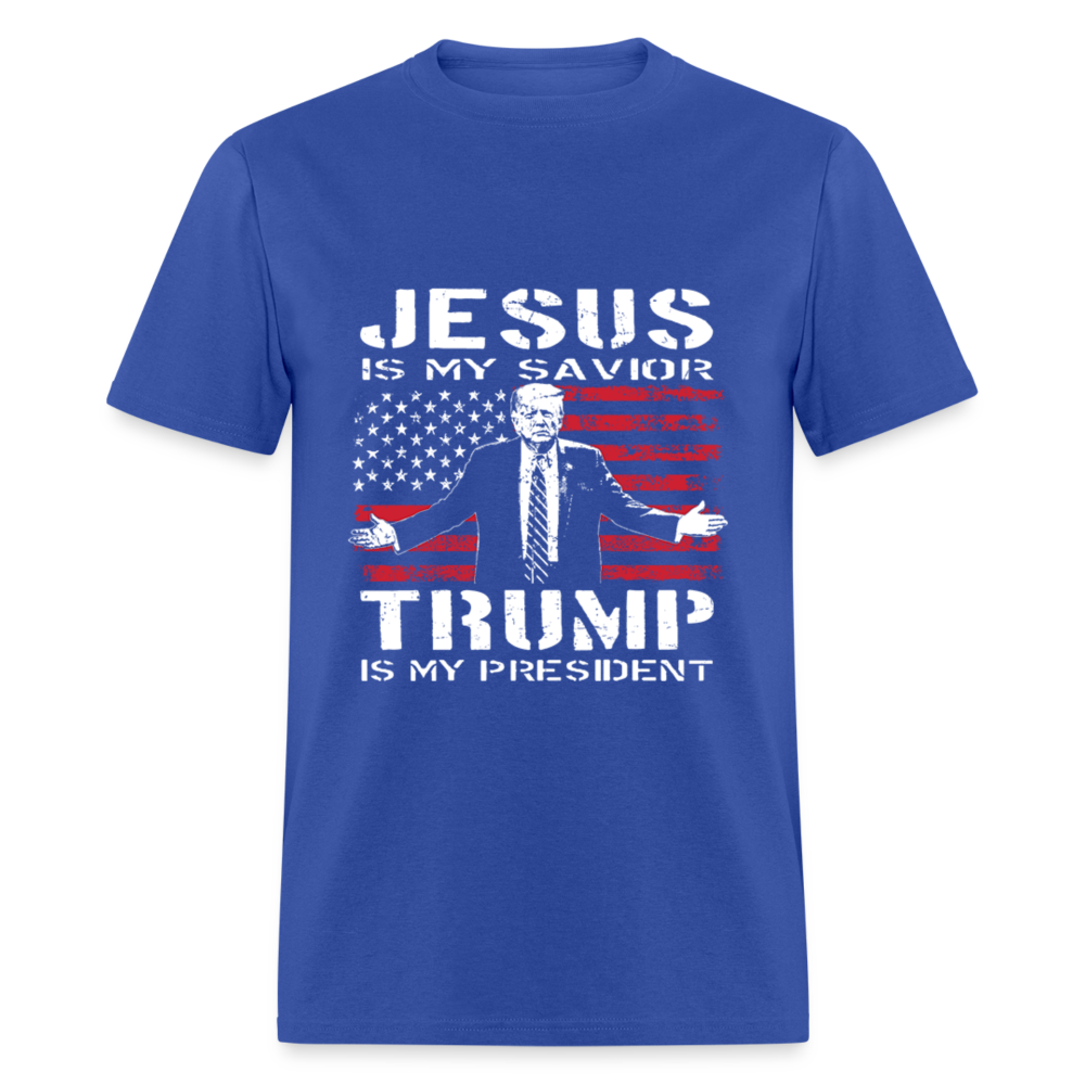 Jesus Is My Savor T-Shirt - royal blue