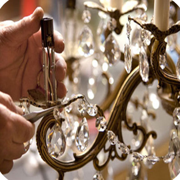 CrystalPlace chandelier restoration