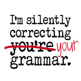 Silently Judging Your Grammar mug