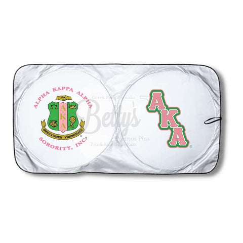 Alpha Kappa Alpha AKA Collapsible Car Sun Shade with Pouch – Betty's Promos  Plus, LLC