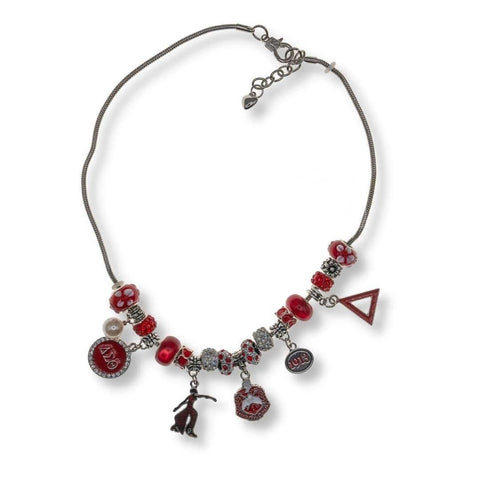 Delta Sigma Theta ΔΣΘ Beaded Charm Bracelet with Bangle Charms, Delta –  Betty's Promos Plus, LLC