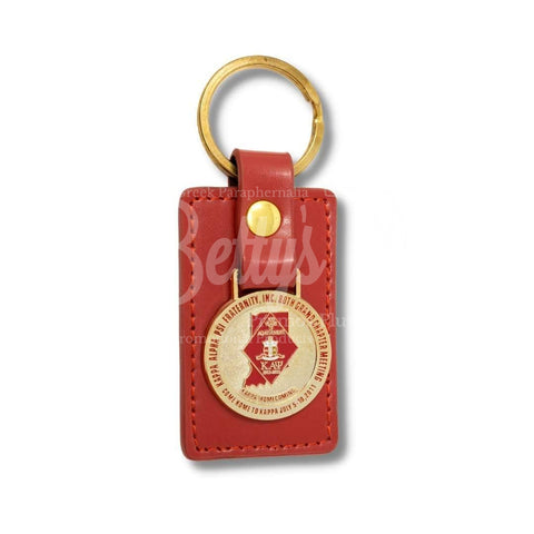 Kappa Alpha PSI ΚΑΨ Embossed Leather Keychain Wallet ID Holder