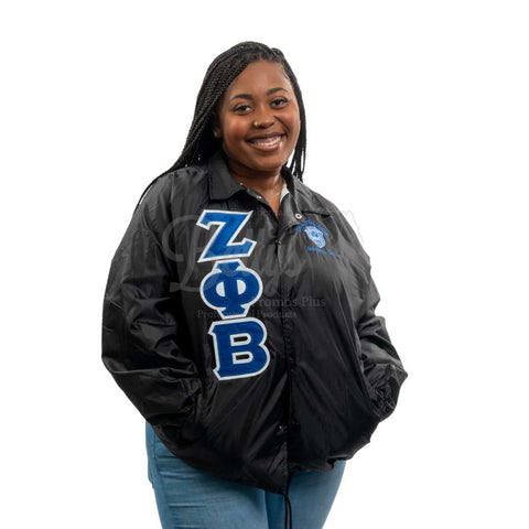 Zeta phi store beta satin jacket