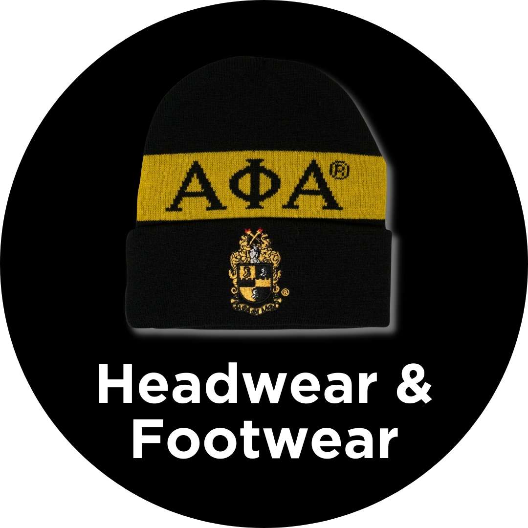 Alpha Phi Alpha ΑΦΑ Headwear & Footwear