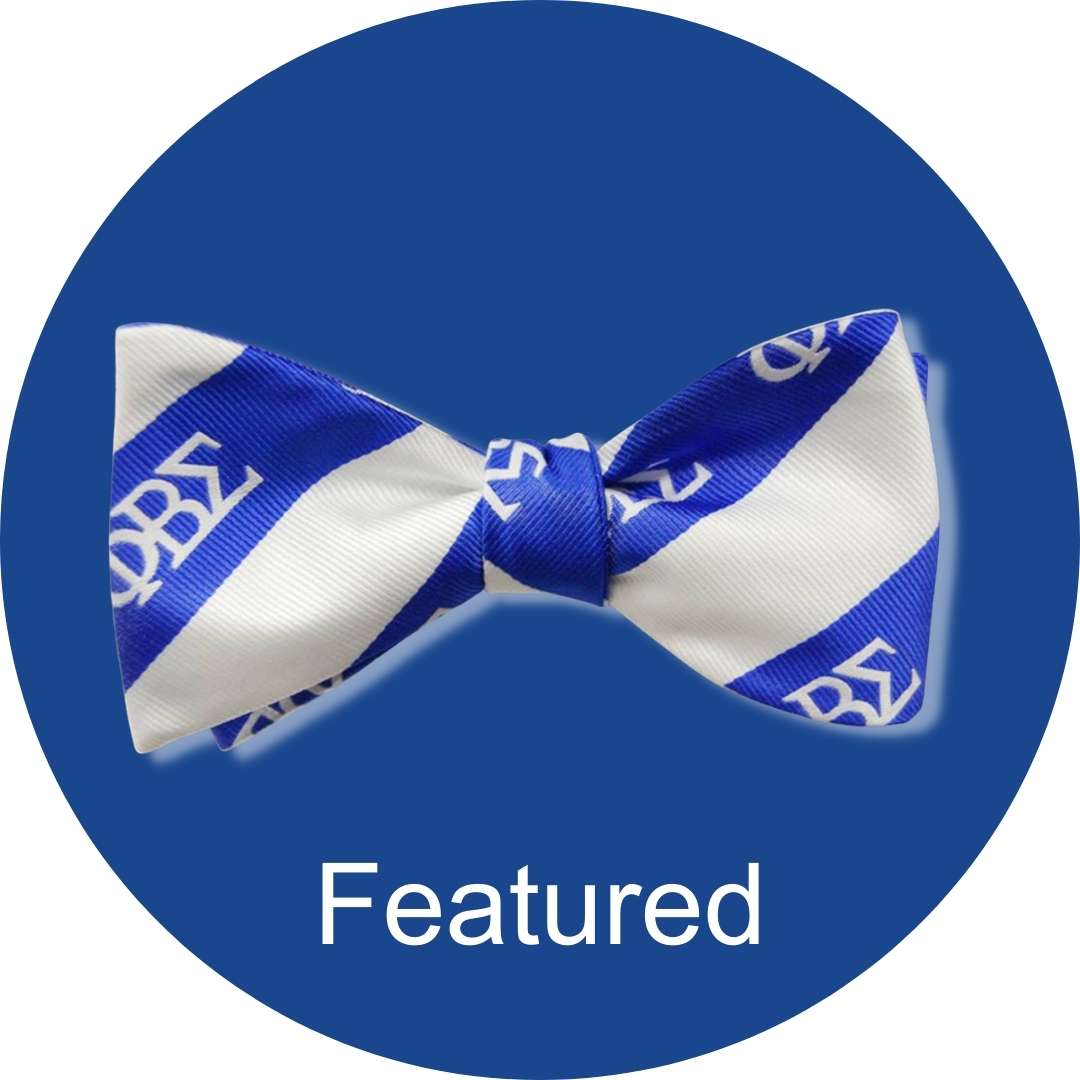 Phi Beta Sigma Monogram Bow Tie