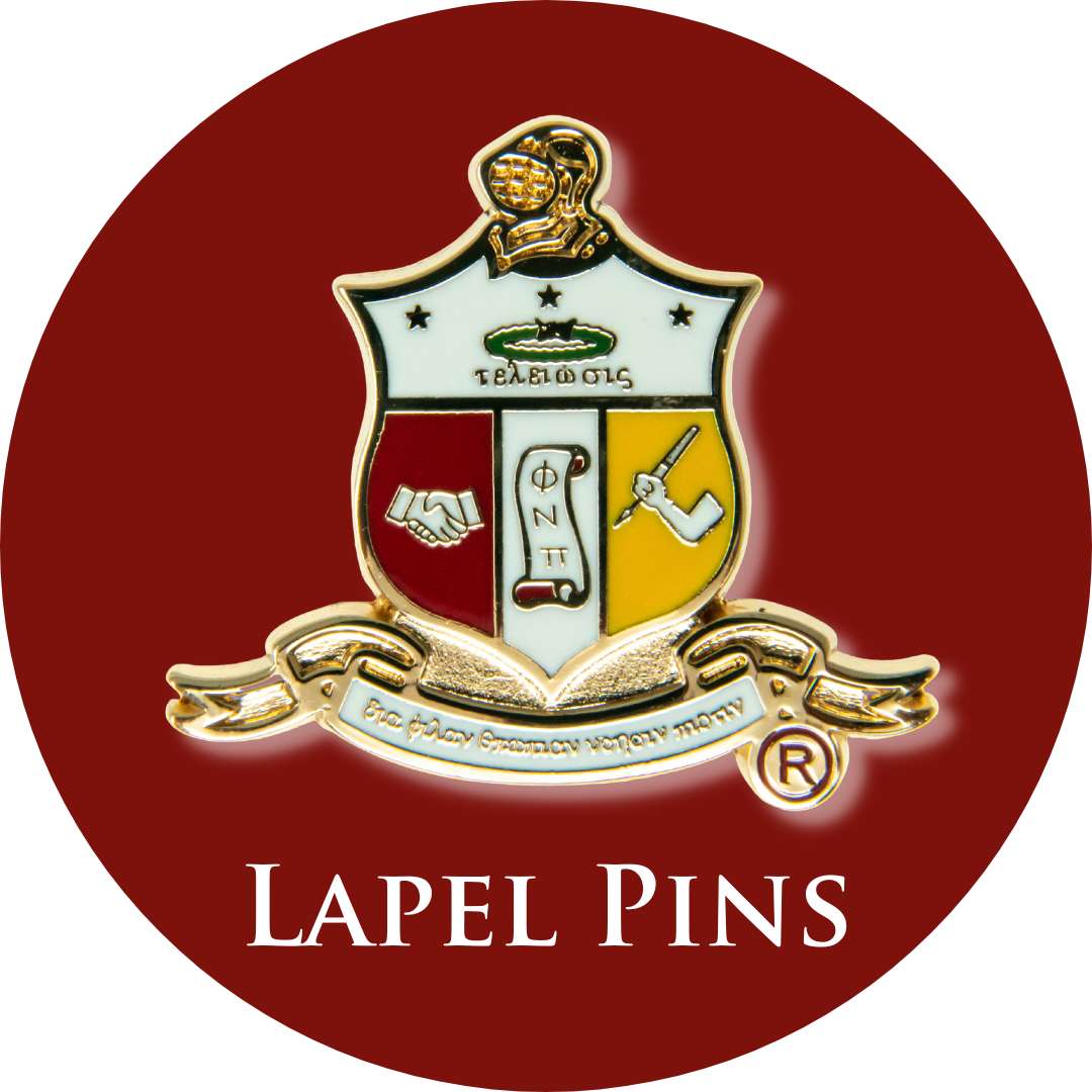 AKA Silver Shield Lapel Pin