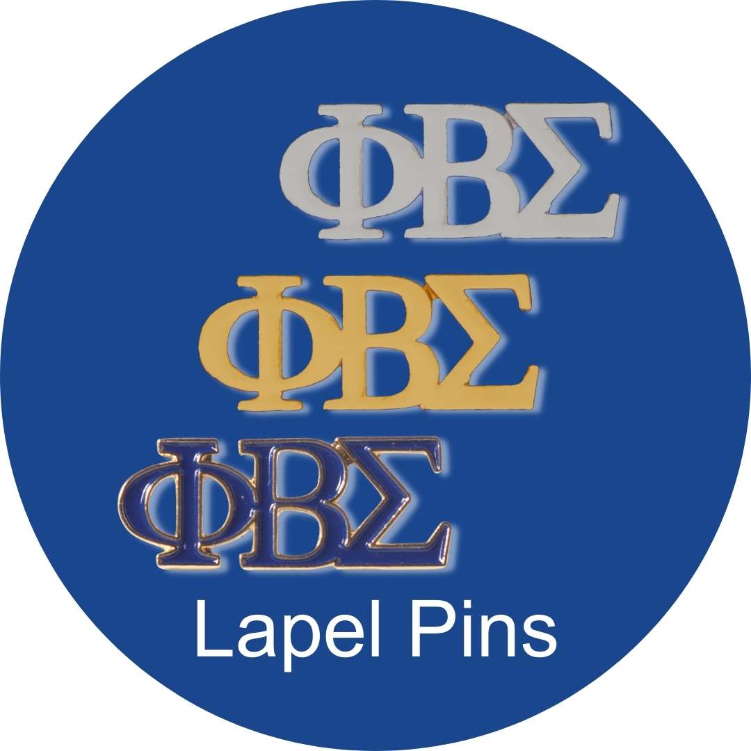 Phi Beta Sigma Lapel Pins