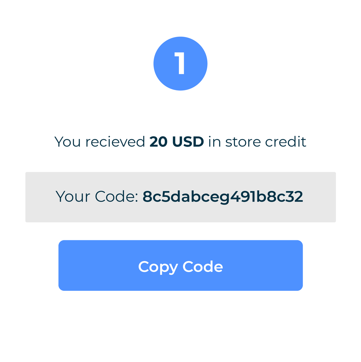 Receive Store Credit