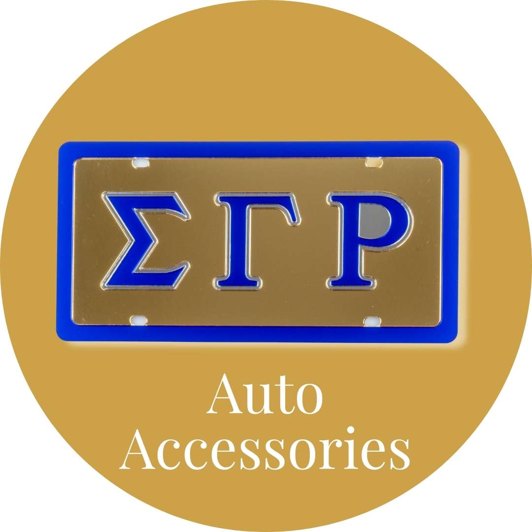 Sigma Gamma Rho ΣΓΡ Auto Accessories