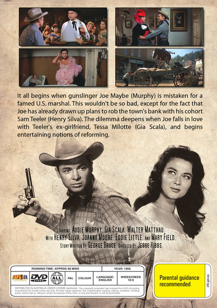 Ride a Crooked Trail (1958) - DVD - Audie Murphy, Gia Scala – Timeless ...