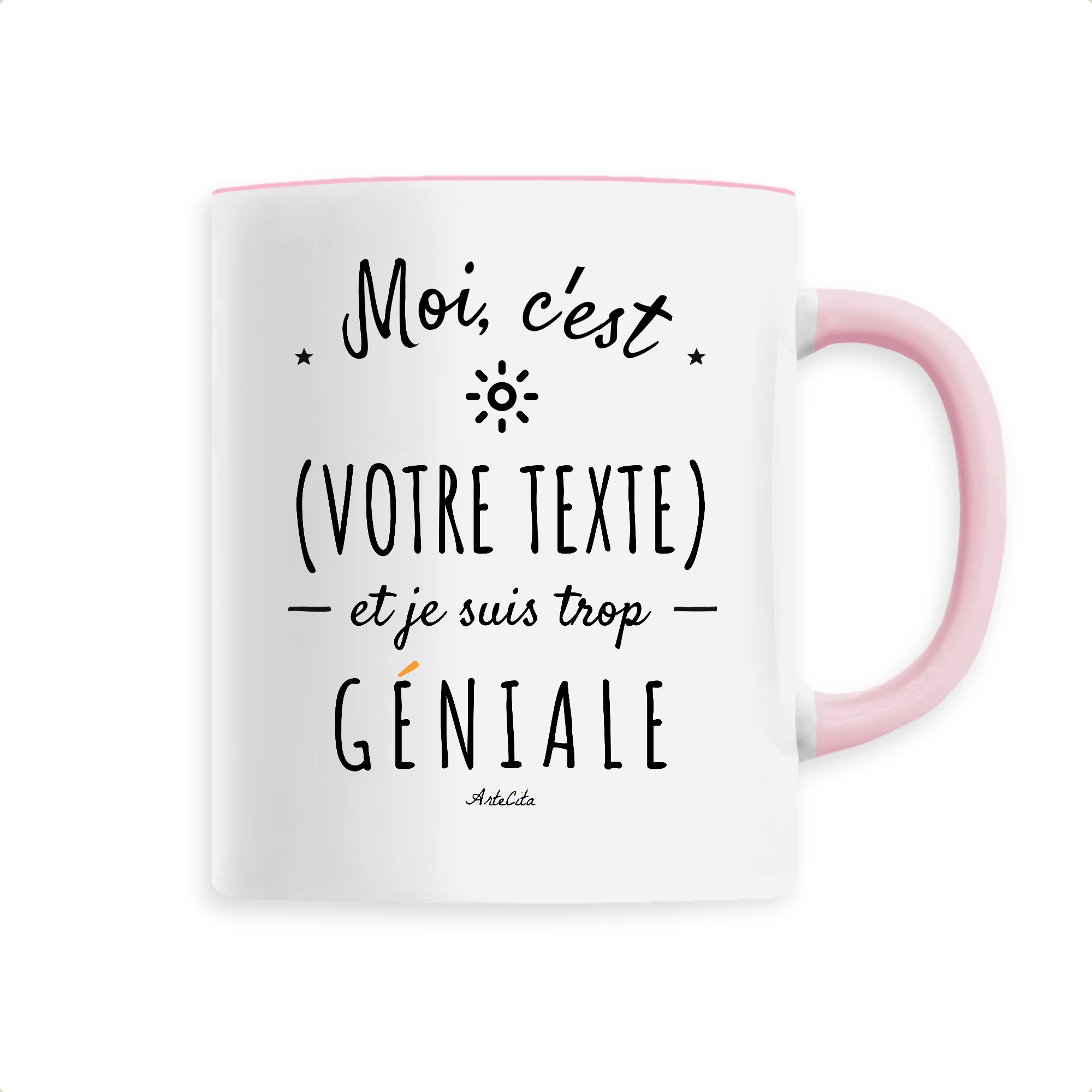 Mug à Personnaliser Xxx Est Trop Géniale 6 Coloris Cadeau Personnalisable Cadeaux 