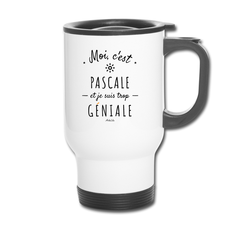 Mug Isotherme Pascale Est Trop Geniale Cadeau Original Cadeaux Positifs Com