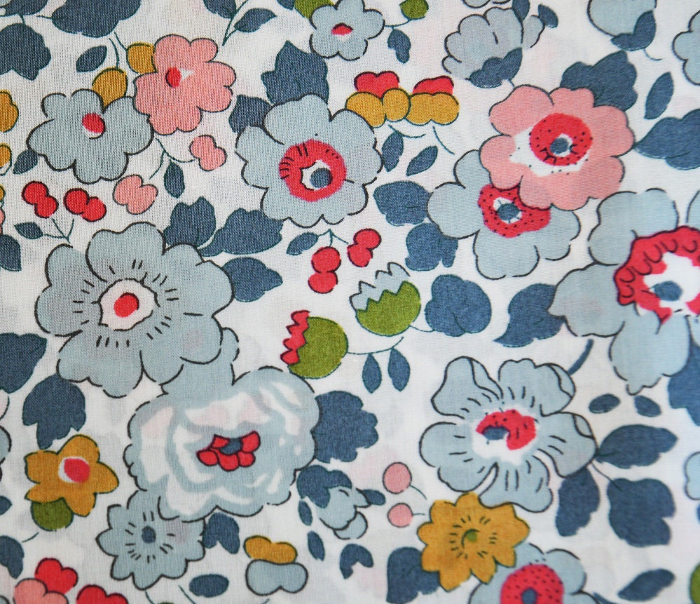 Liberty of London Betsy P Tana Lawn Fabric Premium 100% Cotton Fabric Sold by Yard