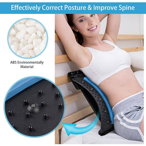 Portable Back Stretcher Pillow For Back Pain Relief Adjustable