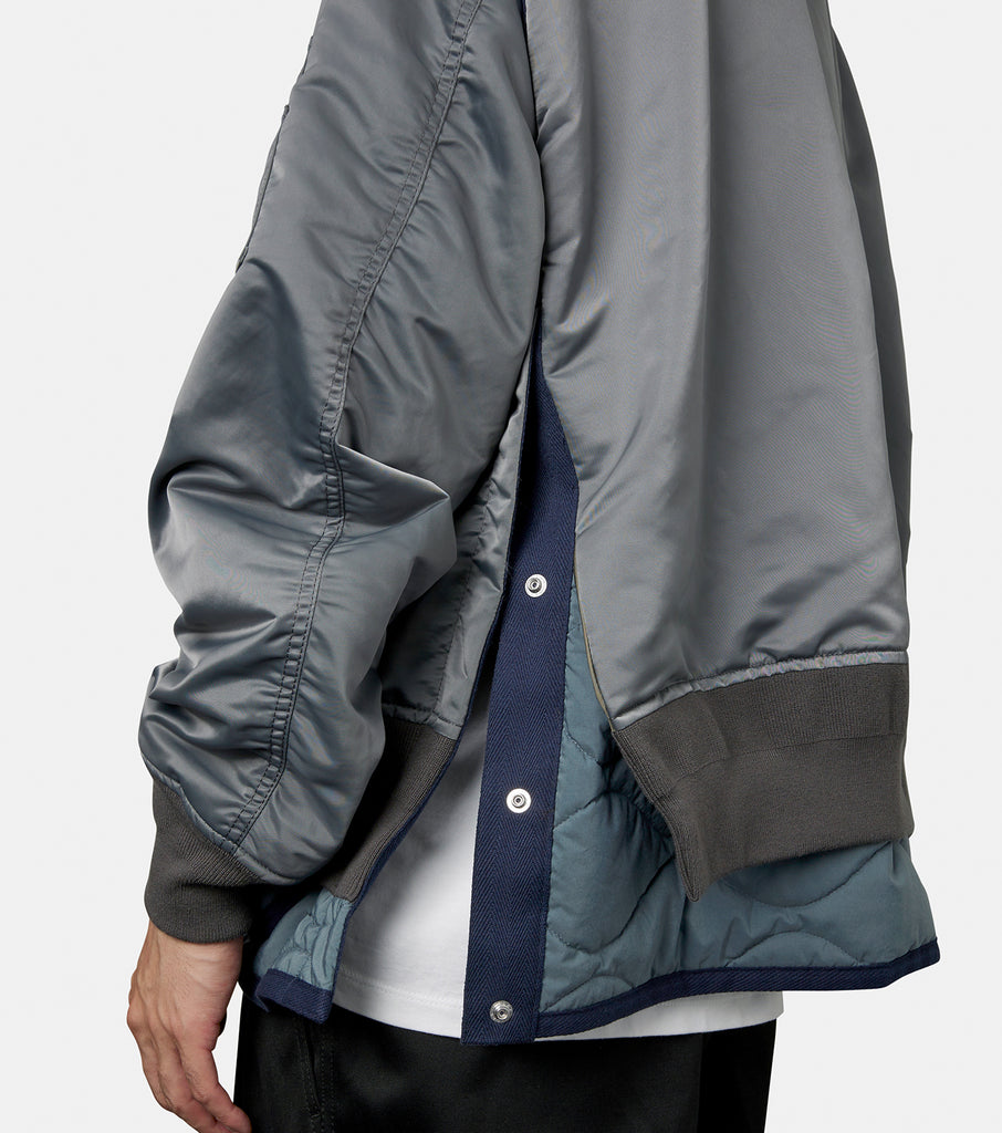 SACAI Nylon Twill Mix Blouson >> RESTIR