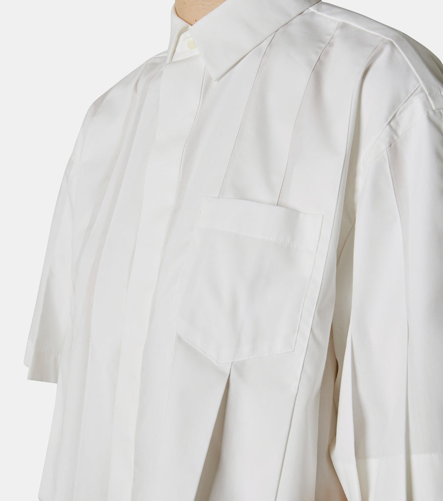 sacai】Poplin Back Drape Shirt 美品 - iplace.co.il