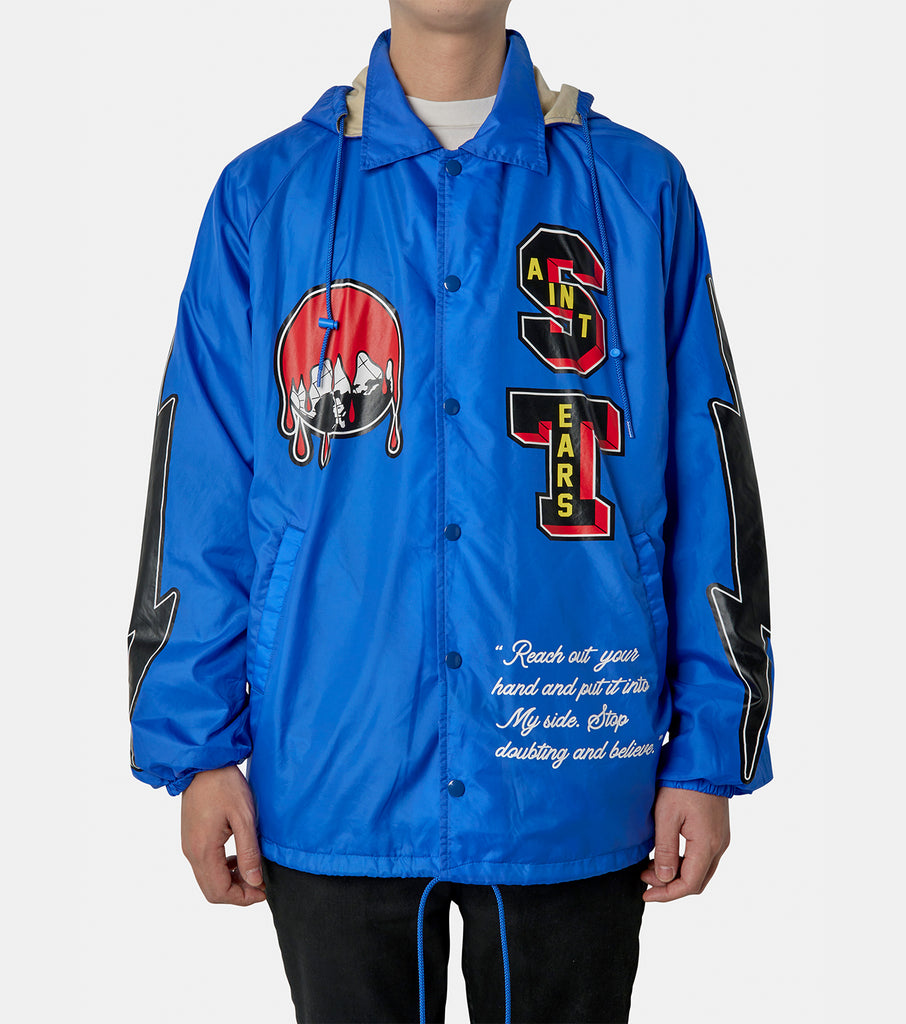 SAINT M×××××× DT COACH JACKET / H GRAIL-