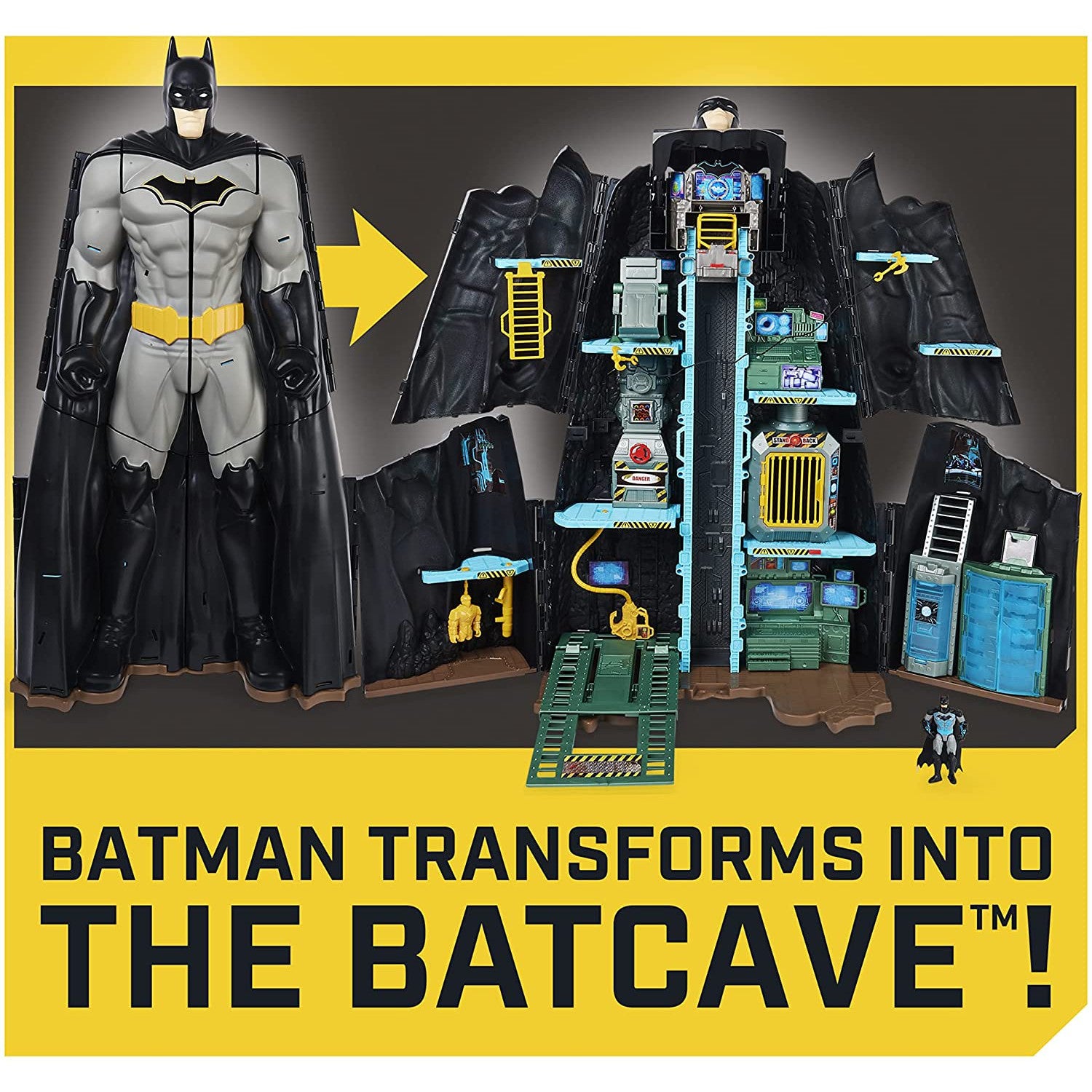 Batman Bat-Tech Batcave Giant Transforming Playset – McGreevy's Toys Direct
