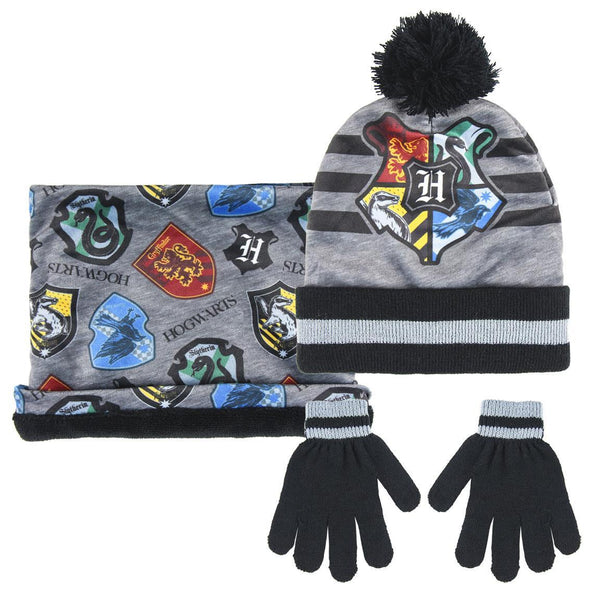 harry potter hat scarf and gloves