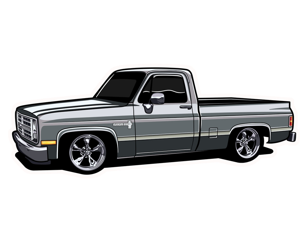 1987 chevy truck drawing