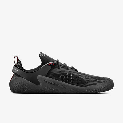 Vivobarefoot Men's Primus Lite Knit JJF in Obsidian Dark Shadow