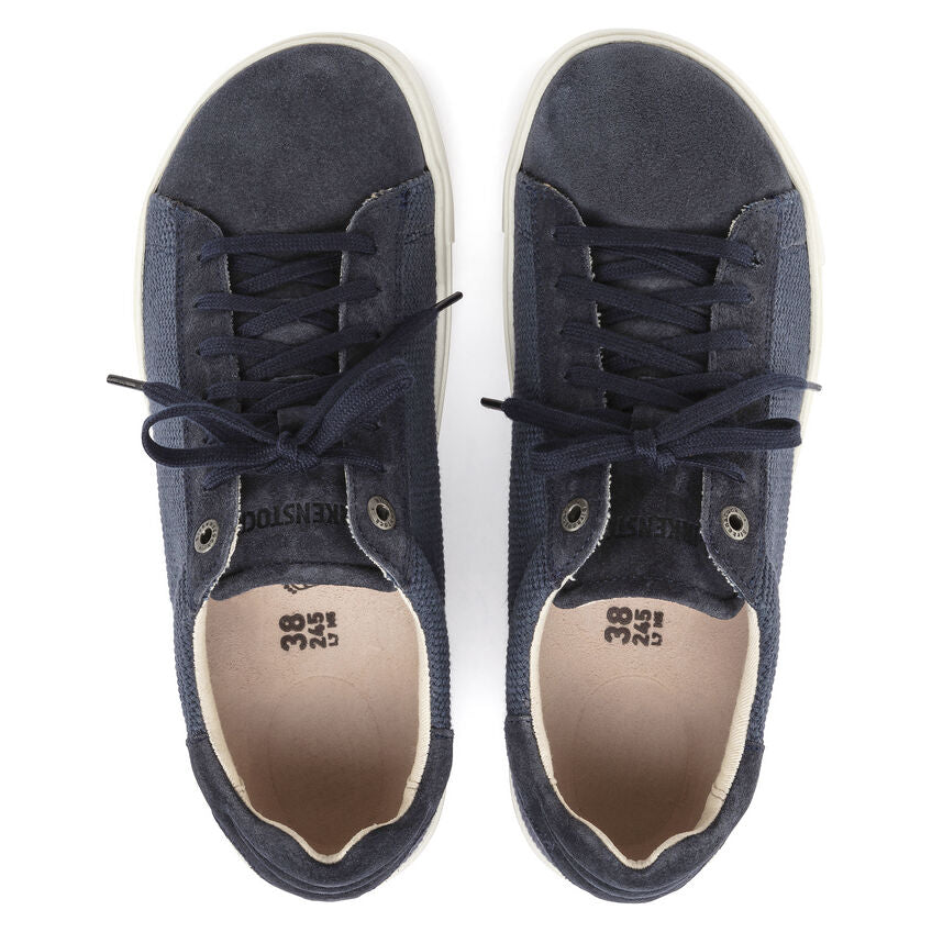 Birkenstock Bend Canvas/Suede Low Sneaker in Midnight – Footprint USA