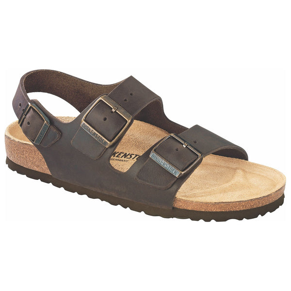 birkenstock milano oiled leather habana